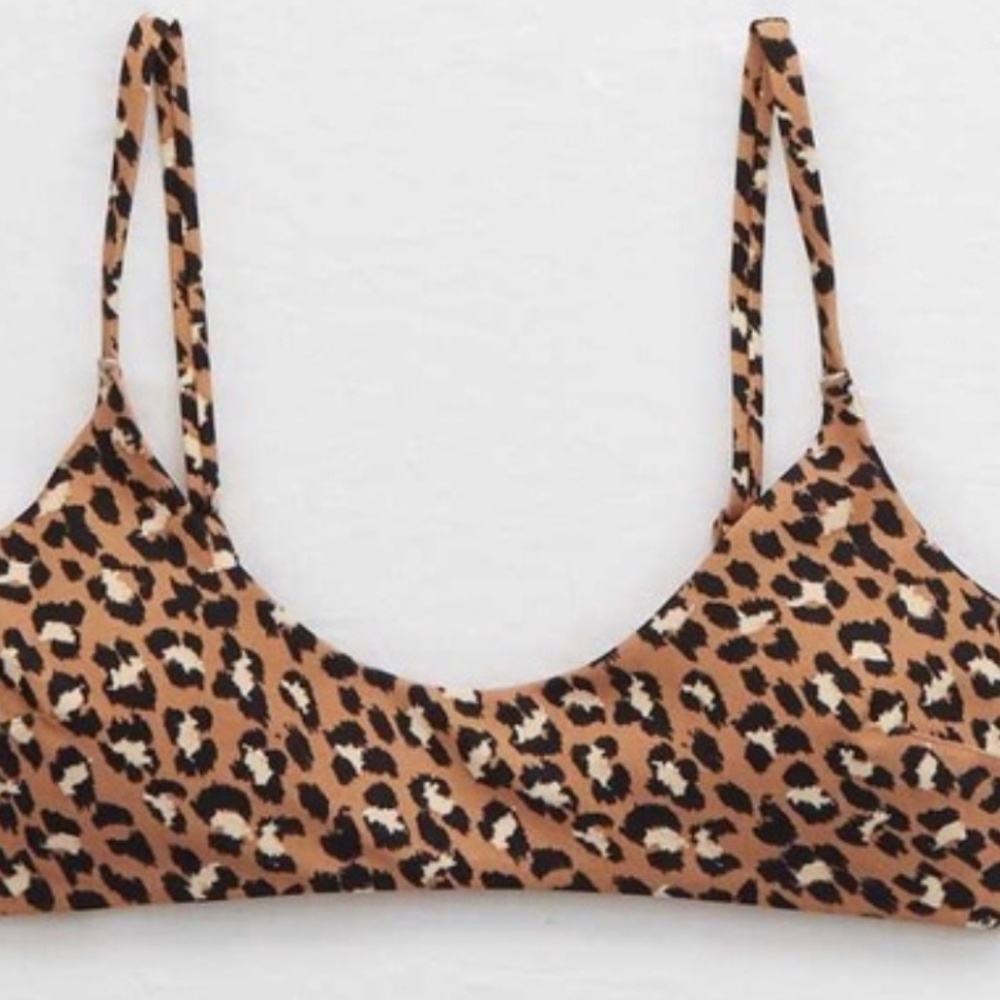 Cheetah Print Aerie Bikini Top